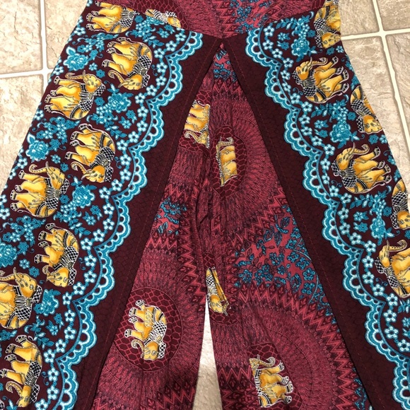 EUC 100% Cotton Harem Pants from Thailand - Picture 2 of 8